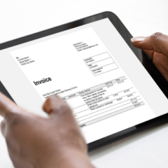 Electronic invoices