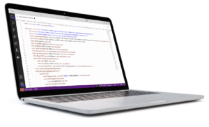 Laptop with peppol bis billing v3 1